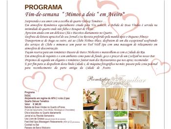 Programa Fim-de-Semana Mimos a Dois no Hotel Moliceiro